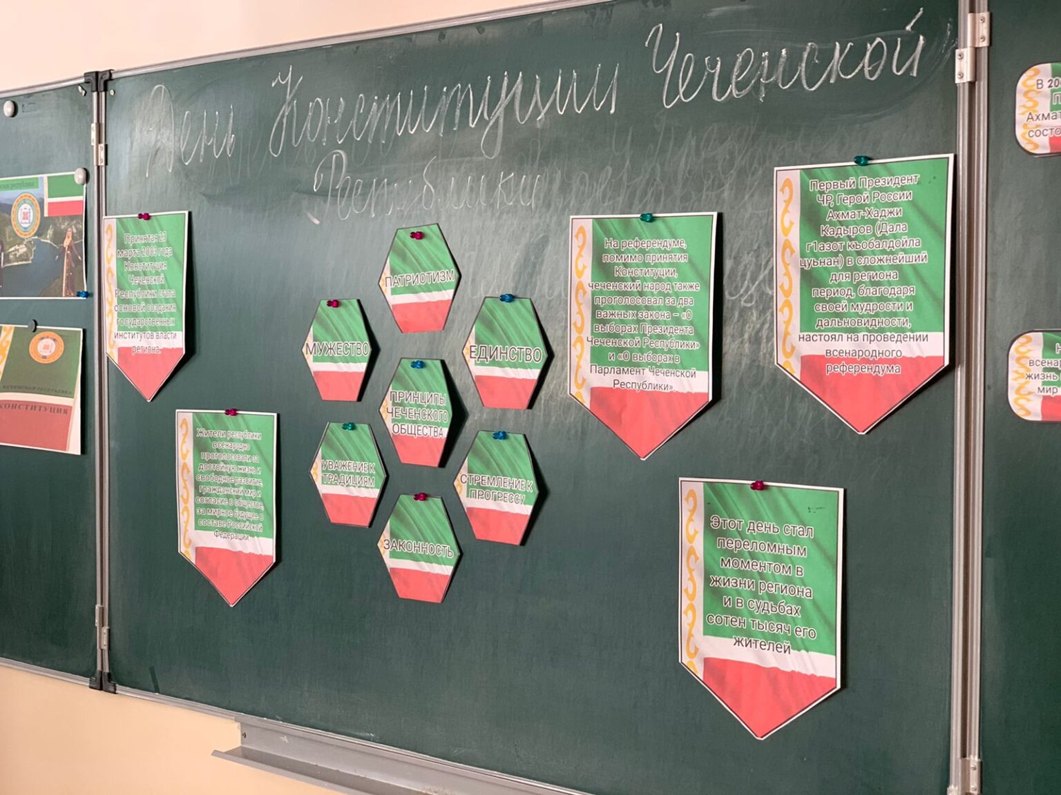 Гудермесские школьники поговорили о Конституции ЧР